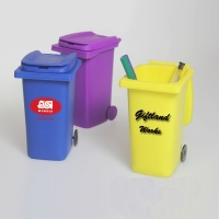 Trash Bin Pen Holder