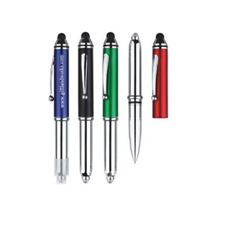 Three in one plastic pen