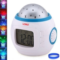 Music Starry Projection Alarm Clock