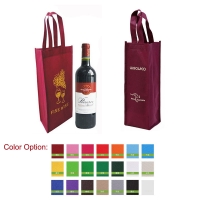 Single Wine Bottle Non-woven Tote Bag