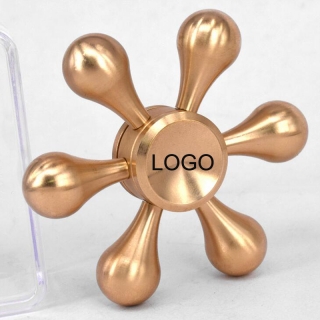 Rudder Shape Brass Fidget Spinner