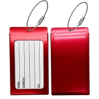 Metal Suitcase Bag ID Tag