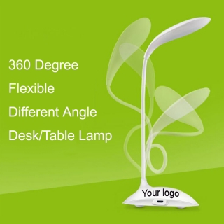 Flexible Rechargeable Touch Sensitive Desk Lamp Or Book Light