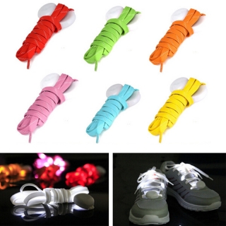 LED Flashing Nylon Shoelace For Night Running