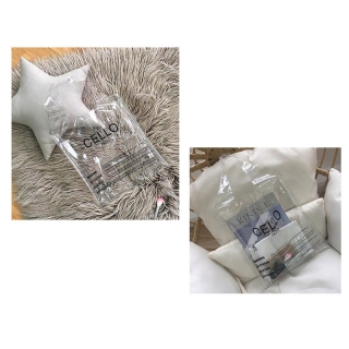 New Fashion Transparent Ins PVC Beach Shopping Bag