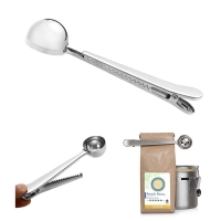 Stainless Steel Measuring Scoop Spoon & Clip