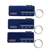 Tire Tread Depth Gauge with Key Ring