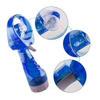 Battery Power Hand Held Water Spray Cooling Fan