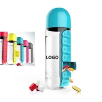 Pill Box Water Bottle