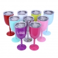 Stainless Steel Wine Goblet Glasses