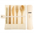 Eco-friendly Travel Bamboo Cutlery Flatware Set