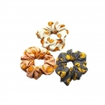 Custom Full Color Imprint Hair Scrunchies Elastic Hair Bands