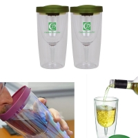 Plastic Goblet Design Water Bottle