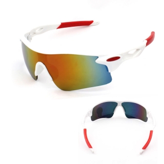 Mirrored Mono Lens UV Protection Fashion Outdoor Sports Sunglasses