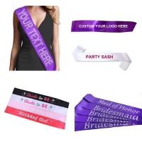 Satin Graduation Party Sash Girl Sash Gorl Stole for Parties