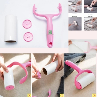 Customized 60 Sheets Hand Cleaning Sticky Lint Roller