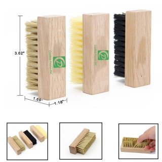 Wooden Soft Fur Shoe Brush