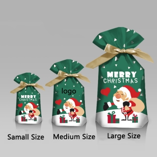 Christmas Ribbon Candy Gift Bag