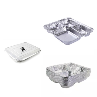 Large Size Tinfoil Takeaway Packaging Box