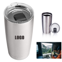 20 OZ 304 Stainless Steel Vacuum Insulated Tumbler Auto Mug Or Travel Mug with MagSlider Lid