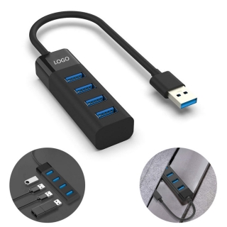 Compact 4 Ports USB Type C Hub