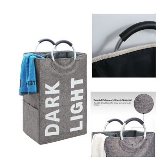 Customized Collapsible Large Laundry Basket With Handles