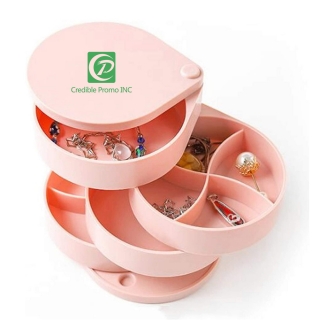 4 Layer Rotating Jewelry Storage Case