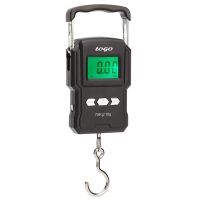 165lb/75kg Digital Hanging Hook Scale with Ruler Measuring Tape