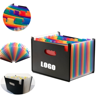 Rainbow Organizer 24 Pockets Expanding File Folder