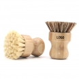 Bamboo Pot Brush with Round Handle