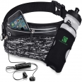 Running Belt Waist Pack With Water Bottle Holder Reflective