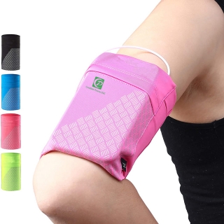 Sports Armband Running Sleeve With Cellphone Key Pockets