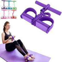 Pedal Fitness Elastic Pull Rope Resistance Band For Abdomen