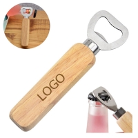 Wooden Handle Beer Bottle Opener