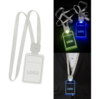 Custom LED Identity Card Lanyard