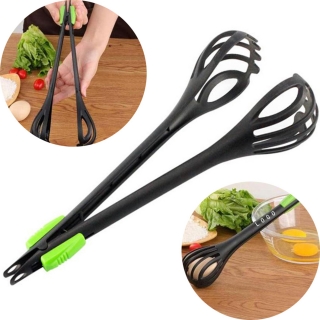 Egg Beater Dual-Purpose Food Tongs Manual Mixer