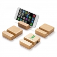 Bamboo Block Phone Stand