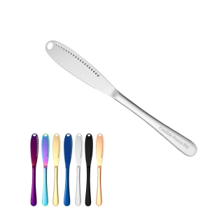 Stainless Steel Butter Knife Spreader with Holes