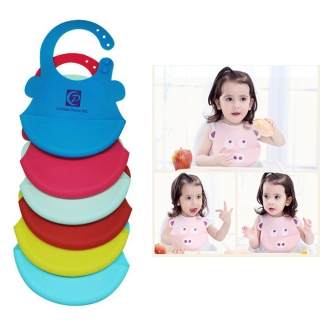 Adjustable Fit Waterproof Feeding Bibs