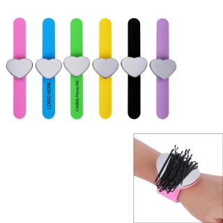 Heart Shape Magnetic Pin Holder Wristband