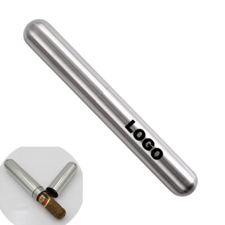 Stainless Steel Portable Travel Cigar Tube