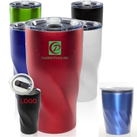 12oz Outer Stainless Steel Inner PP Wave Tumblers