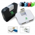 Mini Size Portable 4 Port Mini USB Hub