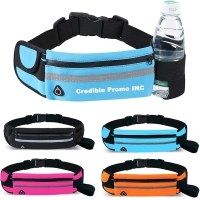 Multifunction Sports Waist Bag With Bottle Holder