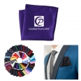 Custom Polyester Silk Men Pocket Square Handkerchief