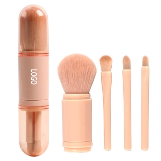 Retractable  Four In One Makeup Brush