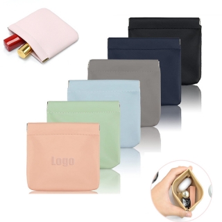 Self-closing Waterproof Portable Small Makeup Bag Pouch