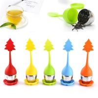 Christmas Tree Shape Silicone Tea Strainer Tea Infuser