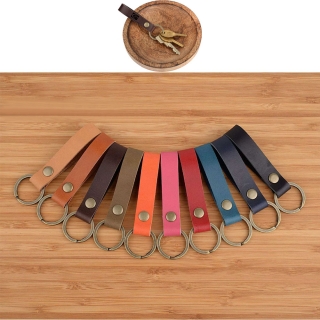 Leather Loop Keychain