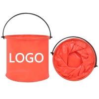 Beach Toys Foldable Sand Bucket with Handle